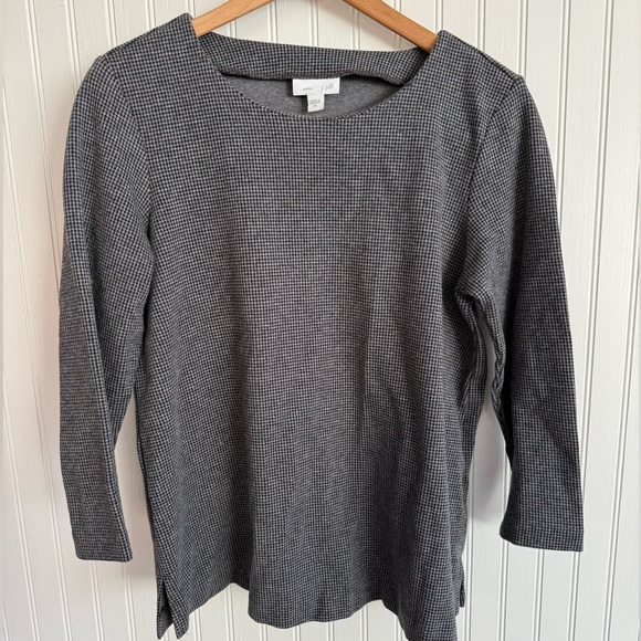 J. Jill Tops - J. Jill Long Sleeve Cotton Shirt Size XS. Black and White Checkered